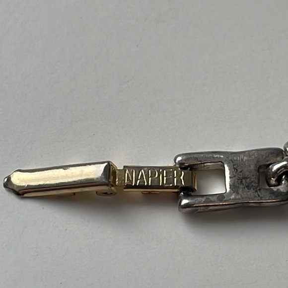 Napier Silver And Gold Tone Link Chain Bracelet - Picture 4 of 8